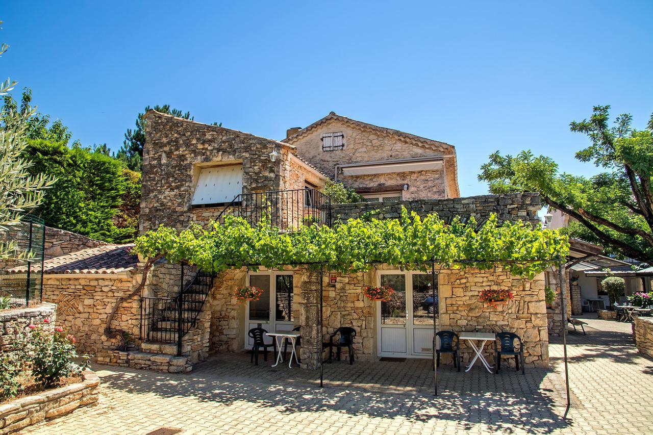 Logis Hotel Restaurant L'Escarbille Saint-Martin-dʼArdèche المظهر الخارجي الصورة